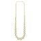 Allstate 18.75" White Elegance Pearl Beaded Necklace Accessory